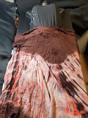 Love J Black Size L One Piece Rumper/Mamta Brown Size Free Dress Short Slevee